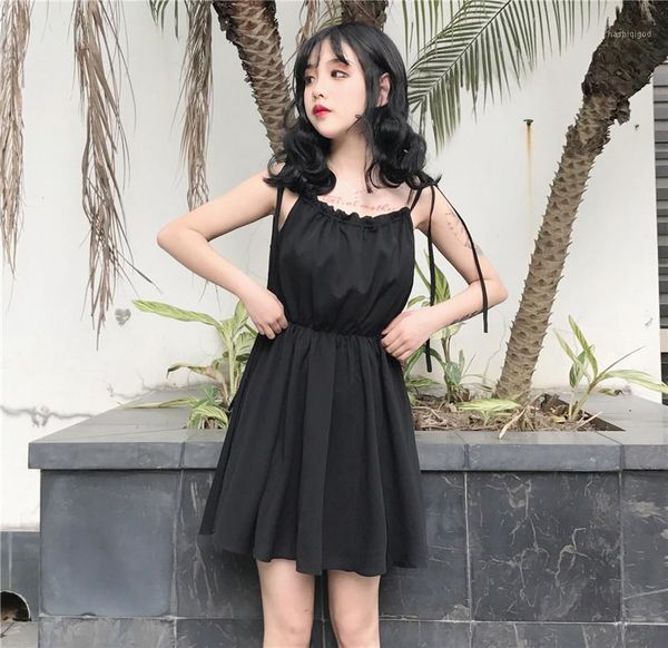 summer new fashion vintage dress black elegant strap mini dress1, Black;gray
summer new fashion vintage dress black elegant strap mini dress1, Black;gray
