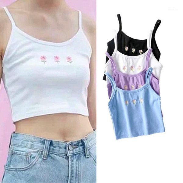 women's tanks & camis vintage floral embroidery low cut slim crop summer women spaghetti straps backless skinny female outfits, White
women's tanks & camis vintage floral embroidery low cut slim crop summer women spaghetti straps backless skinny female outfits, White