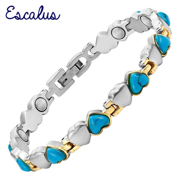 escalus ladies classic magnet jewelry heart stone bracelets for women silver color valentines gift bangle magnetic bracelet 200925, Black
escalus ladies classic magnet jewelry heart stone bracelets for women silver color valentines gift bangle magnetic bracelet 200925, Black