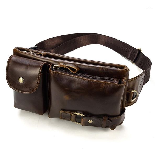 promotion men waist bag genuine leather mens purse chest bag pack1
promotion men waist bag genuine leather mens purse chest bag pack1