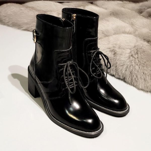 lovirs women new design chunky heel ankle boots lace up motorcycle boots spring autumn for women1, Black
lovirs women new design chunky heel ankle boots lace up motorcycle boots spring autumn for women1, Black