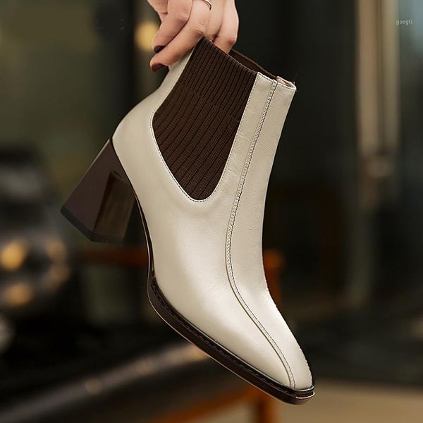 boots genuine leather women fashion square toe ladies ankle for heels 2021 spring autumn shoes1, Black
boots genuine leather women fashion square toe ladies ankle for heels 2021 spring autumn shoes1, Black