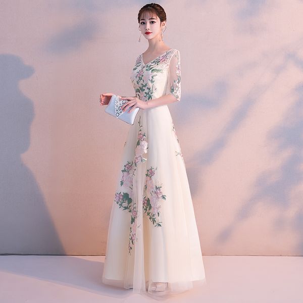 Robe de soiree New Champagne V-Neck Long with Appliques gowns Evening Dresses vestido de festa prom dresses party dresses, Pink
Robe de soiree New Champagne V-Neck Long with Appliques gowns Evening Dresses vestido de festa prom dresses party dresses, Pink