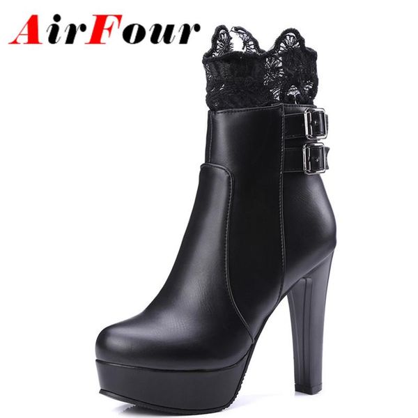 boots enmayla fashion autumn/winter women high heels platform shoes round toe square heel pumps charm, Black
boots enmayla fashion autumn/winter women high heels platform shoes round toe square heel pumps charm, Black
