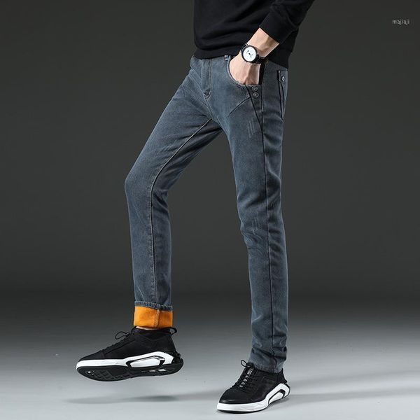 men's jeans winter warm pants fleece lined stretch thick velvet plus size 38 business casual men1, Blue
men's jeans winter warm pants fleece lined stretch thick velvet plus size 38 business casual men1, Blue