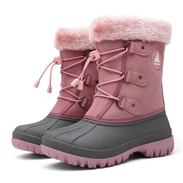 kids outdoor fur children boots boys platform fashion mid-calf booties girls winter shoes lj200903, Black;grey 
kids outdoor fur children boots boys platform fashion mid-calf booties girls winter shoes lj200903, Black;grey