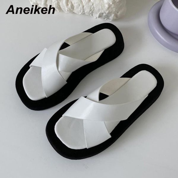 slippers aneikeh women's shoes summer head peep toe flat with pu fashion platform shallow leisure outside basic casual black
slippers aneikeh women's shoes summer head peep toe flat with pu fashion platform shallow leisure outside basic casual black