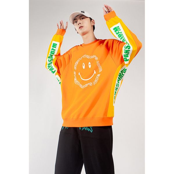 printed smiley face manga card long-sleeve male fashion knit contrasting european and american jumper loose 7190, Black
printed smiley face manga card long-sleeve male fashion knit contrasting european and american jumper loose 7190, Black
