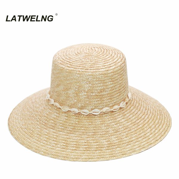ladies fashion shell natural straw sun uv hat female big brim flat beach hat s1115 c0123, Blue;gray
ladies fashion shell natural straw sun uv hat female big brim flat beach hat s1115 c0123, Blue;gray