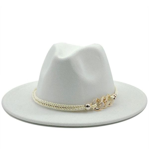 wide brim hats simple white hat panama solid felt fedoras for men women artificial wool blend jazz cap, Blue;gray
wide brim hats simple white hat panama solid felt fedoras for men women artificial wool blend jazz cap, Blue;gray