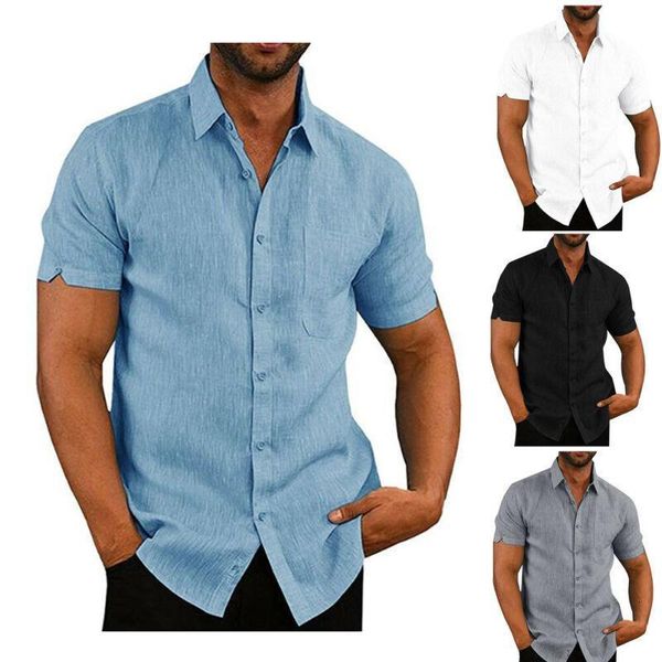 linen blouse short sleeve baggy buttons summer solid comfortable pure cotton linen casual loose holiday shirts tee, White;black
linen blouse short sleeve baggy buttons summer solid comfortable pure cotton linen casual loose holiday shirts tee, White;black