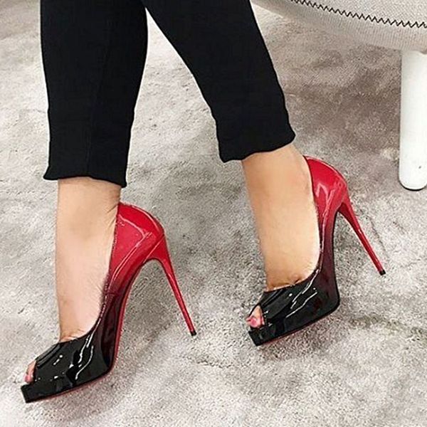 2020s summer sandals woman shoes red bottom sandal heels hyper prive glitter/black patent leather peep toe platform pumps
2020s summer sandals woman shoes red bottom sandal heels hyper prive glitter/black patent leather peep toe platform pumps