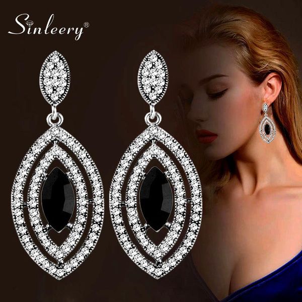 sinleery bohemia oval drop earrings antique silver color red black white brown blue zircon earrings for women jewelry es158 ssd
sinleery bohemia oval drop earrings antique silver color red black white brown blue zircon earrings for women jewelry es158 ssd