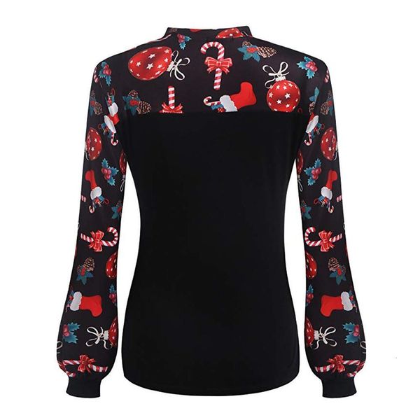 blouse women shirt women christmas new black red v-neck mesh trumpet sleeves loose blouse, White
blouse women shirt women christmas new black red v-neck mesh trumpet sleeves loose blouse, White