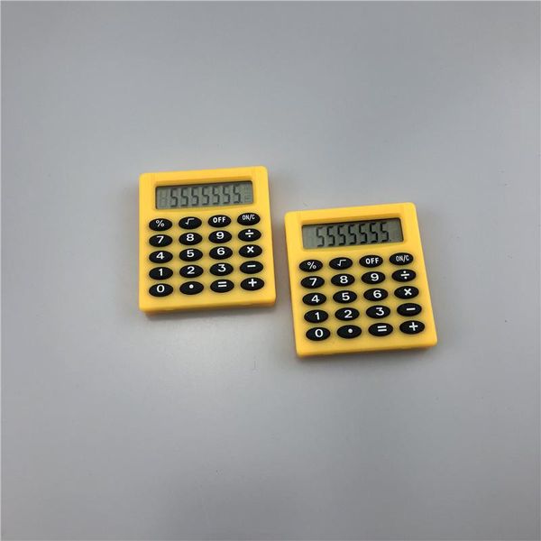 New Student Mini Electronic Calculator Personalized Mini Candy Calculation Office Supplies Gift Coin Battery Sale