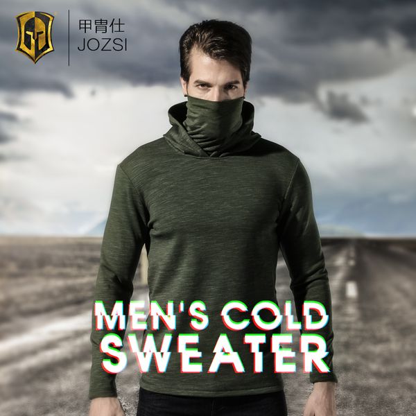 new high-niecked men's tactical male outdoor long sleeve t-shirt breathabel warm sport shirt men hiking cotton keep warm sweater q1207, Black;brown
new high-niecked men's tactical male outdoor long sleeve t-shirt breathabel warm sport shirt men hiking cotton keep warm sweater q1207, Black;brown