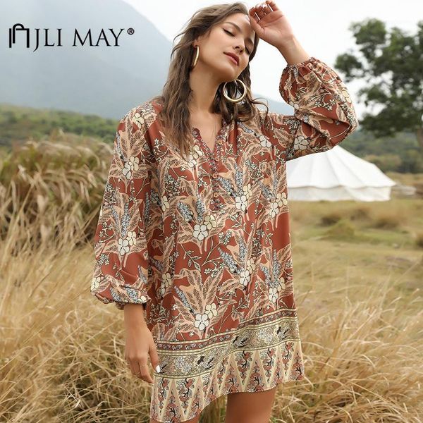 casual dresses jli may women's bohemian print v-neck long lantern sleeve a-line loose spring summer mini dress1, Black;gray
casual dresses jli may women's bohemian print v-neck long lantern sleeve a-line loose spring summer mini dress1, Black;gray