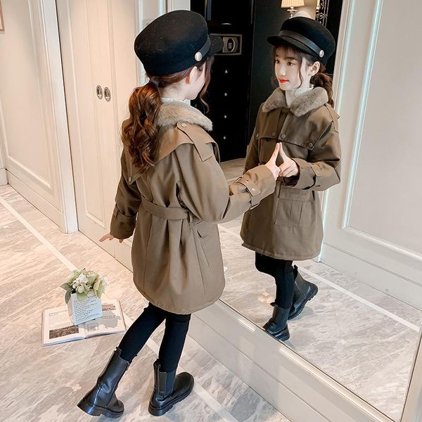coat girls trench coats plus velvet warm teens outerwear double breasted long jacket for clothing solid kids windbreaker, Blue;gray
coat girls trench coats plus velvet warm teens outerwear double breasted long jacket for clothing solid kids windbreaker, Blue;gray