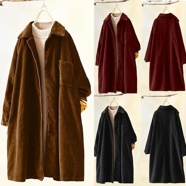 winter women jacket casual solid color button loose large size corduroy jackets ladies button long sleeve vintage coats, Tan;black
winter women jacket casual solid color button loose large size corduroy jackets ladies button long sleeve vintage coats, Tan;black