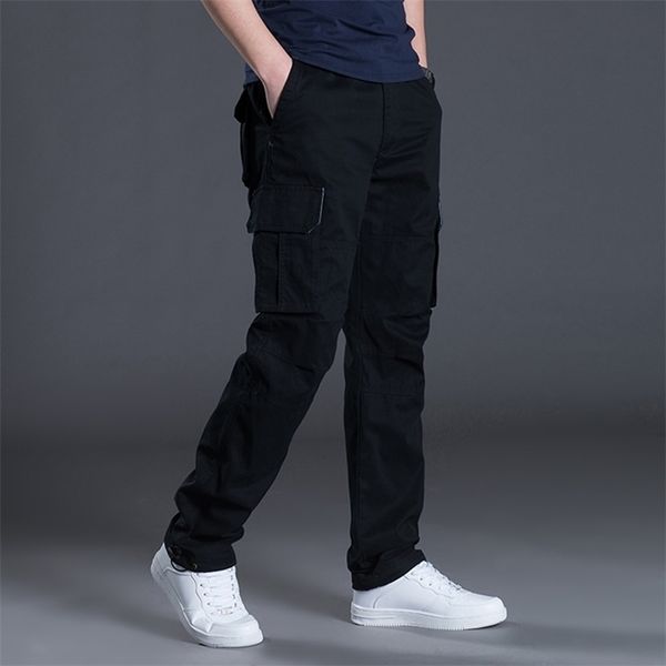 new brand men clothing cargo military army pants multi-pockets decoration casual male autumn spring straight gray pants lj201104, Black
new brand men clothing cargo military army pants multi-pockets decoration casual male autumn spring straight gray pants lj201104, Black