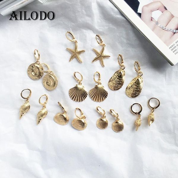 ailodo bohemia sea shell earrings for women gold color round geometric drop shell earrings summer beach fashion jewelry 20aug23, Silver
ailodo bohemia sea shell earrings for women gold color round geometric drop shell earrings summer beach fashion jewelry 20aug23, Silver