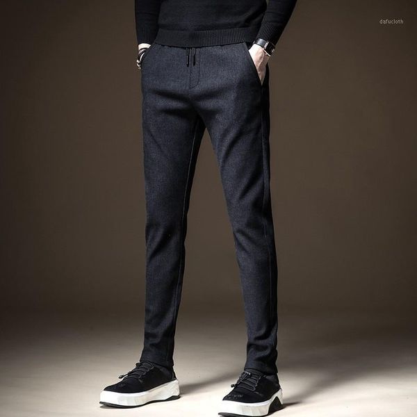 winter men elastic waist slim thick casual trousers fashion 2020 warm stretch straight pants high street pocket business pants1, Black
winter men elastic waist slim thick casual trousers fashion 2020 warm stretch straight pants high street pocket business pants1, Black