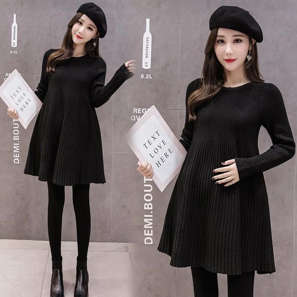 pregnant women's sweater women maternity suit fashion 2019 new loose dress mid long autumn winter wear, White
pregnant women's sweater women maternity suit fashion 2019 new loose dress mid long autumn winter wear, White