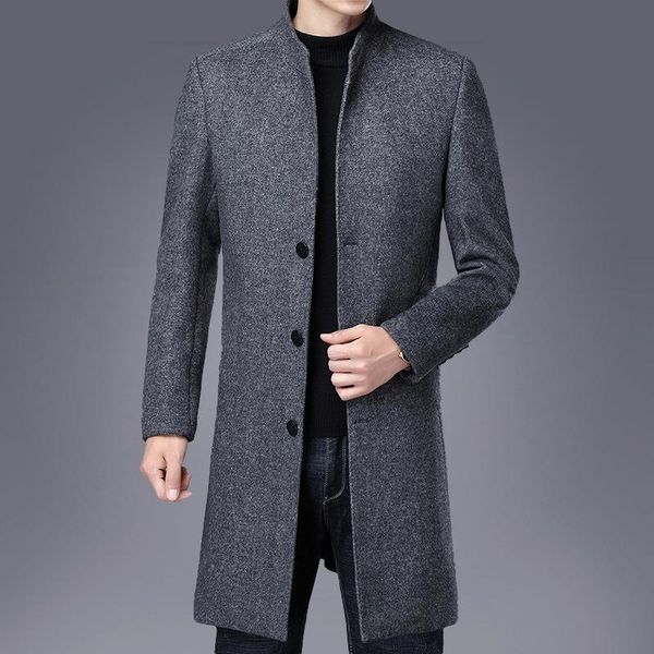 and winter fur coat male long windbreaker male han edition cultivate morality single wool overcoat woolen cloth coat, Tan;black
and winter fur coat male long windbreaker male han edition cultivate morality single wool overcoat woolen cloth coat, Tan;black