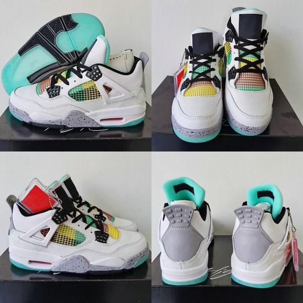 basketball 2020 new 4s rasta 4 shoes for men carnival lucid green white leather jumpman sport sneakers baskets trainers zapatos size 13, Black
basketball 2020 new 4s rasta 4 shoes for men carnival lucid green white leather jumpman sport sneakers baskets trainers zapatos size 13, Black