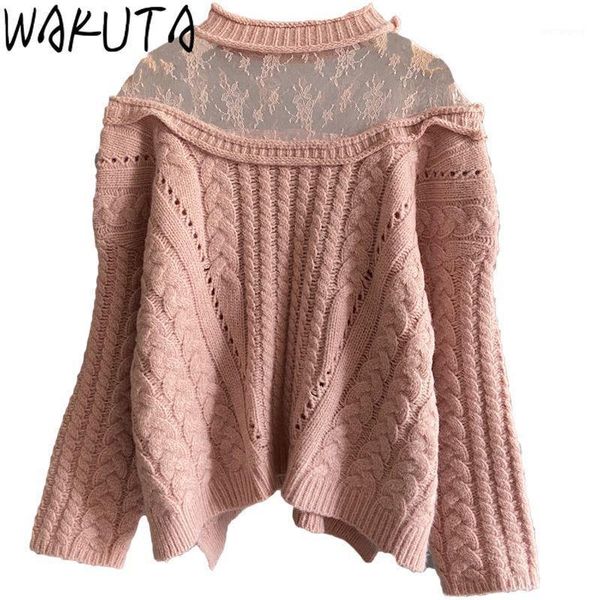 wakuta cold shoulder mesh patchwork sweater women autumn and winter 2020 new sweet loose knit jumper solid o neck chic pullovers1, White;black
wakuta cold shoulder mesh patchwork sweater women autumn and winter 2020 new sweet loose knit jumper solid o neck chic pullovers1, White;black