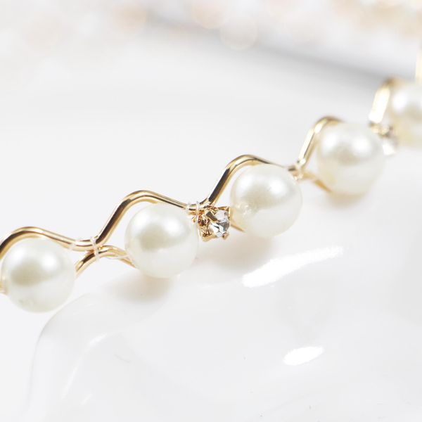 2019 new trendy handmade imitation pearl hairbands for women pearl crystal wave hair bands bride wedding hair accessories h bbyxns, Black;brown
2019 new trendy handmade imitation pearl hairbands for women pearl crystal wave hair bands bride wedding hair accessories h bbyxns, Black;brown