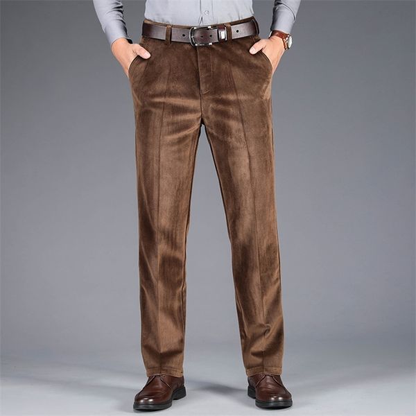 icpans casual men's corduroy pants straight regular business casual pants classic thicken trousers male autumn 201109, Black 
icpans casual men's corduroy pants straight regular business casual pants classic thicken trousers male autumn 201109, Black
