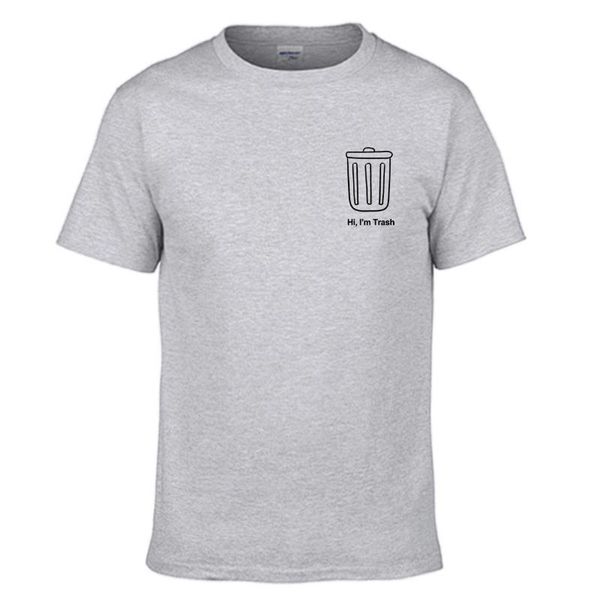 trash can logo tshirt men hi,i'm trash t shirt harajuku tshirts summer cotton short sleeve round neck t-shirt loose shirts, White;black
trash can logo tshirt men hi,i'm trash t shirt harajuku tshirts summer cotton short sleeve round neck t-shirt loose shirts, White;black