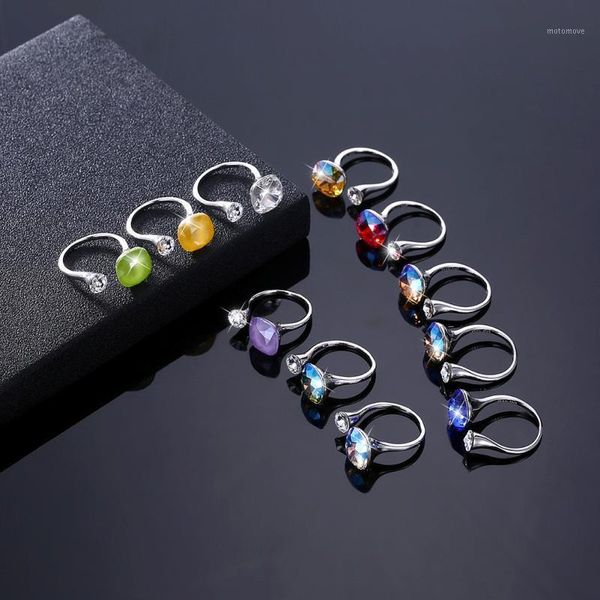 wedding rings romantic luxury multicolor crystal for women engagement party female silver color open ring jewelry accessories1, Slivery;golden
wedding rings romantic luxury multicolor crystal for women engagement party female silver color open ring jewelry accessories1, Slivery;golden
