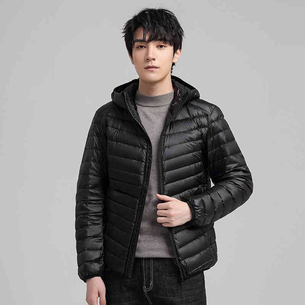 light thin et men's short autumn winter middle-aged and young people's large ultra-thin lightweight white duck down casual coat, Black
light thin et men's short autumn winter middle-aged and young people's large ultra-thin lightweight white duck down casual coat, Black