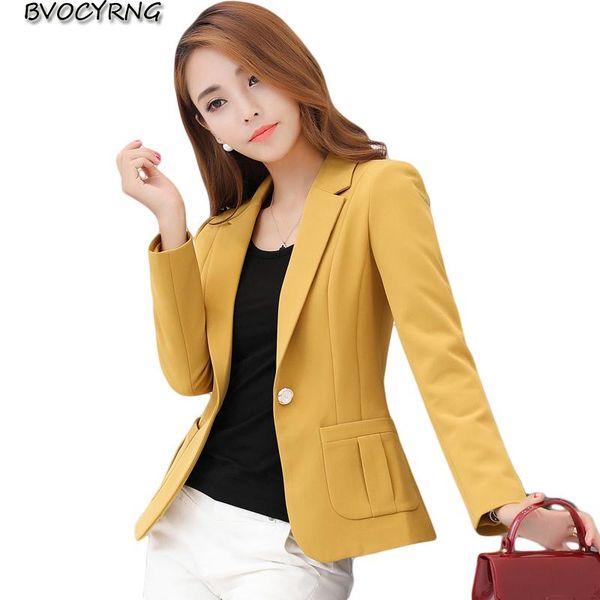 women's jackets spring autumn big yards women outerwear fashion short jacket long sleeve coat female temperament slim small suit q858, Black;brown
women's jackets spring autumn big yards women outerwear fashion short jacket long sleeve coat female temperament slim small suit q858, Black;brown