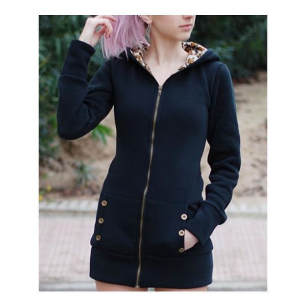 women's jackets womens autumn and winter casual long sleeves outwears leopard printing hoodies with pockets comfort velvet zipper, Black;brown
women's jackets womens autumn and winter casual long sleeves outwears leopard printing hoodies with pockets comfort velvet zipper, Black;brown