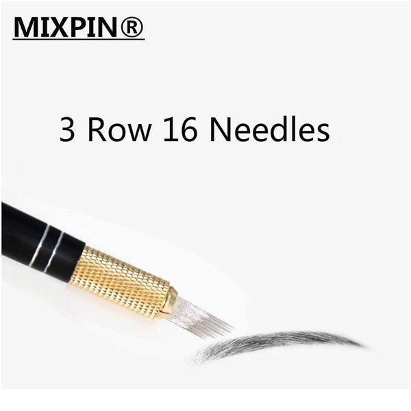 50 pcs 3 row 16 needle permanent makeup eyebrow tattoo blade microblading needles for 3d embroidery manual tattoo pen qylego
50 pcs 3 row 16 needle permanent makeup eyebrow tattoo blade microblading needles for 3d embroidery manual tattoo pen qylego