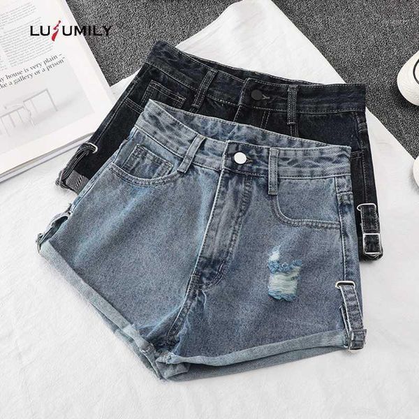 lusumily 2020 shorts women summer denim shorts new style ripped hole short pants high waist casual wide-leg1, Blue
lusumily 2020 shorts women summer denim shorts new style ripped hole short pants high waist casual wide-leg1, Blue