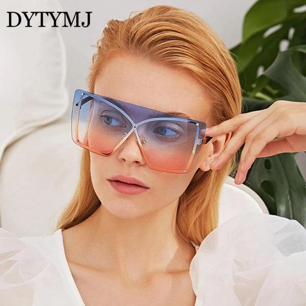 DYTYMJ Oversized Butterfly Sunglasses Women Gradient Sun Glasses Women Rimless Sun Glasses for Luxury Designer Sunglasses, White;black
DYTYMJ Oversized Butterfly Sunglasses Women Gradient Sun Glasses Women Rimless Sun Glasses for Luxury Designer Sunglasses, White;black