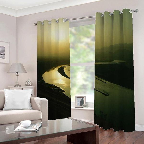custom river sunset landscape 3d p window curtain for living room bedroom half-blackout drapes sets (left and right side)
custom river sunset landscape 3d p window curtain for living room bedroom half-blackout drapes sets (left and right side)