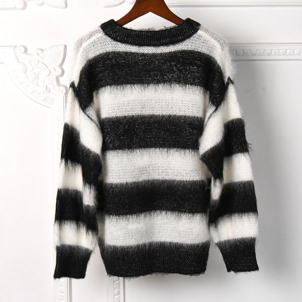 1210 2021 spring sweater long sleeve crew neck pullover sweater prom fashion luxury womens clothes qian, White;black
1210 2021 spring sweater long sleeve crew neck pullover sweater prom fashion luxury womens clothes qian, White;black