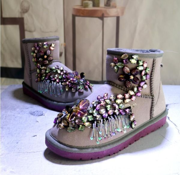 2020 new winter sweet leather snowboots women's cotton shoes hand broccoli precious boots thick kpbd, Black
2020 new winter sweet leather snowboots women's cotton shoes hand broccoli precious boots thick kpbd, Black