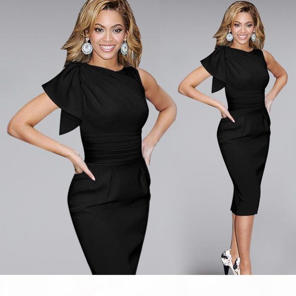 2016 casual women dresses elegant ruffle sleeve ruched party evening prom fitted stretch wiggle pencil sheath dresses, Black;gray
2016 casual women dresses elegant ruffle sleeve ruched party evening prom fitted stretch wiggle pencil sheath dresses, Black;gray