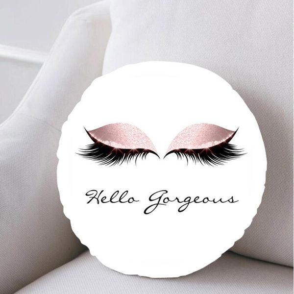 cushion/decorative pillow stylish rose gold eyelash round cushion cover velvet makeup eye lash case for beauty studio salon hom
cushion/decorative pillow stylish rose gold eyelash round cushion cover velvet makeup eye lash case for beauty studio salon hom