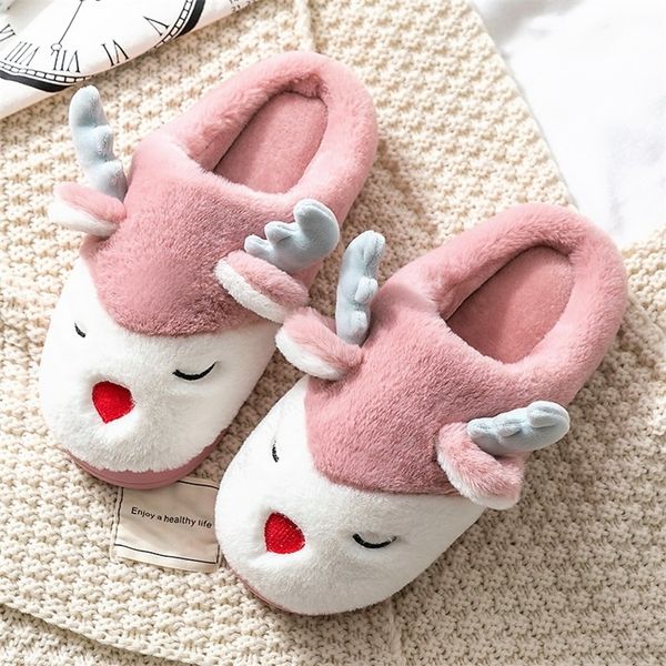 women slippers winter warm house 3d cartoon elk home non-slip plush cotton shoes men ladies couple bedroom fur slides zapatillas 201215, Black
women slippers winter warm house 3d cartoon elk home non-slip plush cotton shoes men ladies couple bedroom fur slides zapatillas 201215, Black