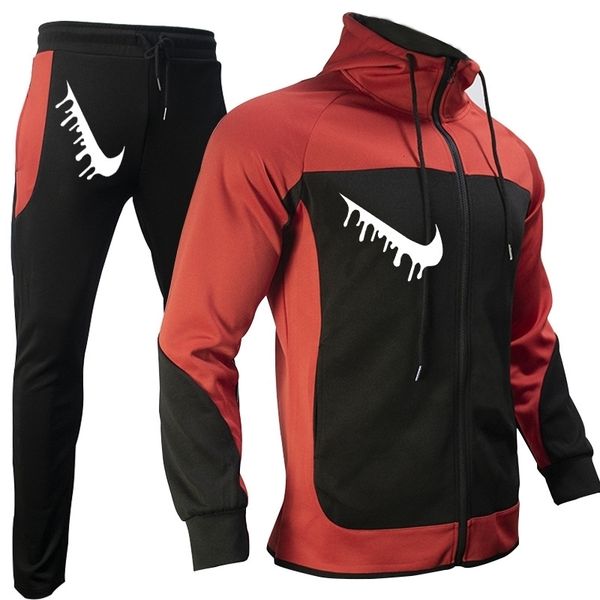 casual autumn men's hoodie nk loose pants coat hat contrast color sweater set, Gray
casual autumn men's hoodie nk loose pants coat hat contrast color sweater set, Gray