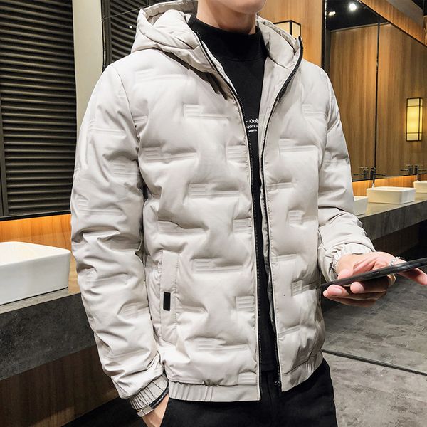 2020 new embossed channel men's down korean slim handsome short winter jacket, Black
2020 new embossed channel men's down korean slim handsome short winter jacket, Black