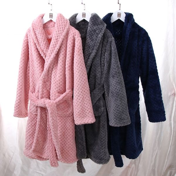 autumn winter kids sleepwear robe flannel warm bathrobe girls 4-18 years teenagers children pajamas for boys y200429, Black;red
autumn winter kids sleepwear robe flannel warm bathrobe girls 4-18 years teenagers children pajamas for boys y200429, Black;red