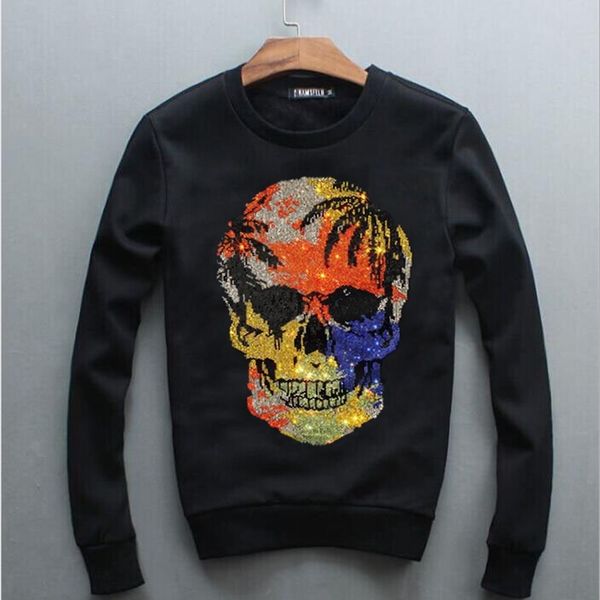 2021 new winter round collar sweatshirt autumn diamond stone men o-neck hoodies boys drill o neck pullover fashion pnol, Black
2021 new winter round collar sweatshirt autumn diamond stone men o-neck hoodies boys drill o neck pullover fashion pnol, Black